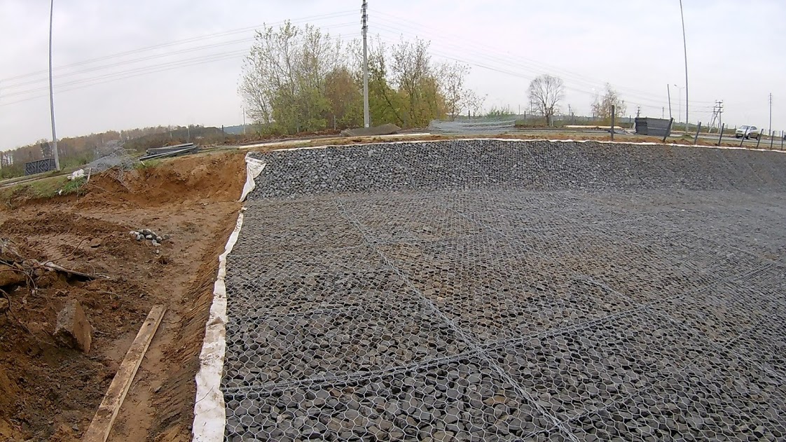 Габион матрац Рено ГСИ-М-5х2х0,3-С80-3,0-Ц